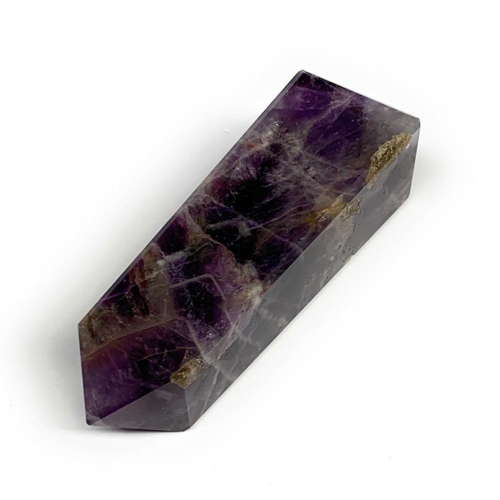 103.2g, 3.2"x1"x1" Natural amethyst tower point obelisk from India, B29124