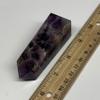 103.2g, 3.2"x1"x1" Natural amethyst tower point obelisk from India, B29124 view 2