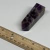 103.2g, 3.2"x1"x1" Natural amethyst tower point obelisk from India, B29124 view 3
