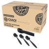 CIAO! Heavy Weight Polystyrene Disposable Teaspoon Black (Case of 1,000) view 1