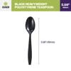CIAO! Heavy Weight Polystyrene Disposable Teaspoon Black (Case of 1,000) view 2