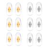6 Pairs Replacement Nose Pads, Replacement Nose Pads for Ray Ban Clip-on Soft Nose Pads Sunglasses Repair Kits for RayBan Aviator RB3025 3026 RB3030 RB3211 RB3362 RB3625 (Gold+Silver) view 1