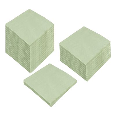 300 Pack Cocktail Napkin 2-Ply Dessert Napkins Folded 5 x 5 Inches Disposable Napkins for Dinner Wedding Birthday Party Bridal Anniversary Reception Event (300, Sage-Green)