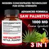 agobi Saw Palmetto Supplement with Nettle Leaf & Pumpkin - Support for Restful Mood, Hair Health, Immune System & Energy Production - 240 Veggie Capsules for 4-Month Suppply view 2