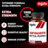 agobi Saw Palmetto Supplement with Nettle Leaf & Pumpkin - Support for Restful Mood, Hair Health, Immune System & Energy Production - 240 Veggie Capsules for 4-Month Suppply view 3
