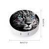 VHPVHP Contact Lenses Case Kit, Cheetah Animal Contact Lens Case with Mirror,Portable Contact Box Travel Kit with Tweezers Remover for Outdoor And Office Daily Use view 2