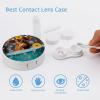 VHPVHP Contact Lenses Case Kit, Highland Cow Contact Lens Case with Mirror,Portable Contact Box Travel Kit with Tweezers Remover for Outdoor And Office Daily Use view 3