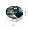 VHPVHP Contact Lenses Case Kit, Wolf Forest Contact Lens Case with Mirror,Portable Contact Box Travel Kit with Tweezers Remover for Outdoor And Office Daily Use view 2