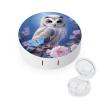 VHPVHP Contact Lenses Case Kit, Owl Contact Lens Case with Mirror,Portable Contact Box Travel Kit with Tweezers Remover for Outdoor And Office Daily Use view 1