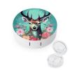 VHPVHP Contact Lenses Case Kit, Deer Contact Lens Case with Mirror,Portable Contact Box Travel Kit with Tweezers Remover for Outdoor And Office Daily Use view 1