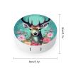 VHPVHP Contact Lenses Case Kit, Deer Contact Lens Case with Mirror,Portable Contact Box Travel Kit with Tweezers Remover for Outdoor And Office Daily Use view 2