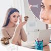 VHPVHP Contact Lenses Case Kit, Cow with Floral Contact Lens Case with Mirror,Portable Contact Box Travel Kit with Tweezers Remover for Outdoor And Office Daily Use view 4