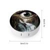 VHPVHP Contact Lenses Case Kit, Eye Scenery Contact Lens Case with Mirror,Portable Contact Box Travel Kit with Tweezers Remover for Outdoor And Office Daily Use view 2