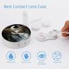 VHPVHP Contact Lenses Case Kit, Eye Scenery Contact Lens Case with Mirror,Portable Contact Box Travel Kit with Tweezers Remover for Outdoor And Office Daily Use view 3