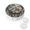 VHPVHP Contact Lenses Case Kit, Wolves Lying in A Dreamcatcher Contact Lens Case with Mirror,Portable Contact Box Travel Kit with Tweezers Remover for Outdoor And Office Daily Use view 1