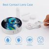 VHPVHP Contact Lenses Case Kit, Chihuahua Pet Dog Contact Lens Case with Mirror,Portable Contact Box Travel Kit with Tweezers Remover for Outdoor And Office Daily Use view 3