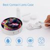 VHPVHP Contact Lenses Case Kit, Cute Dog Contact Lens Case with Mirror,Portable Contact Box Travel Kit with Tweezers Remover for Outdoor And Office Daily Use view 3
