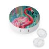 VHPVHP Contact Lenses Case Kit, Flamingo Contact Lens Case with Mirror,Portable Contact Box Travel Kit with Tweezers Remover for Outdoor And Office Daily Use view 1
