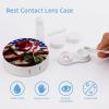 VHPVHP Contact Lenses Case Kit, America Rose Contact Lens Case with Mirror,Portable Contact Box Travel Kit with Tweezers Remover for Outdoor And Office Daily Use view 3