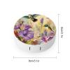 VHPVHP Contact Lenses Case Kit, Butterfly And Flower Contact Lens Case with Mirror,Portable Contact Box Travel Kit with Tweezers Remover for Outdoor And Office Daily Use view 2