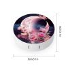 VHPVHP Contact Lenses Case Kit, Butterfly And Moon Pink Contact Lens Case with Mirror,Portable Contact Box Travel Kit with Tweezers Remover for Outdoor And Office Daily Use view 2