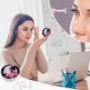 VHPVHP Contact Lenses Case Kit, Butterfly And Moon Pink Contact Lens Case with Mirror,Portable Contact Box Travel Kit with Tweezers Remover for Outdoor And Office Daily Use view 4