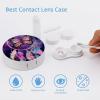 VHPVHP Contact Lenses Case Kit, Butterfly Dreamcatcher Contact Lens Case with Mirror,Portable Contact Box Travel Kit with Tweezers Remover for Outdoor And Office Daily Use view 3