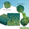 100Pcs Green Cocktail Napkins - Gold Dots Paper Napkins Disposable for Birthday Weddings Graduations Party Supplies view 4