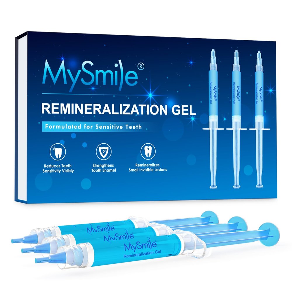 MySmile Remineralization Gel, Remineralizing Gel for Reduce Teeth Sensitivity After Teeth Whitening, Teeth Desensitizing Gel, Strengthen Tooth Enamel, Great for Sensitivity Treatment, 3ML*3PCS