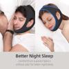 2 Pack Anti Snore Chin Strap, Dizywiee Snoring Solution, Effective Anti Snore Strap, Adjustable and Breathable Stop Snoring Sleep Headband for Men Women view 2