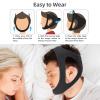 2 Pack Anti Snore Chin Strap, Dizywiee Snoring Solution, Effective Anti Snore Strap, Adjustable and Breathable Stop Snoring Sleep Headband for Men Women view 3