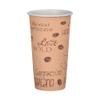 20 oz. Caf Print Poly Paper Hot Disposable Coffee/Tea Cup - 1000/Case, for Coffeehouse, Cafe, Party, Concert, Club view 1