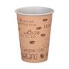 10 oz. Cafe Print Poly Paper Hot Disposable Coffee/Tea Cup - 1000/Case, for Coffeehouse, Cafe, Party, Concert, Club view 1