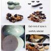 GRRICEPL Pebble Foot Massage Cushion, Foot Massage Mat, Natural Jade Stone Road, Foot Massage Walking Plate, Home Shiatsu Board (Color : Multi-Colored-A, Size : 40x150cm) view 4