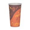 20 oz. Coffee Print Poly Paper Hot Disposable Coffee/Tea Cup - 1000/Case, for Coffeehouse, Cafe, Party, Concert, Club view 1