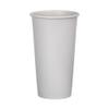 20 oz. White Poly Paper Hot Disposable Coffee/Tea Cup - 1000/Case, for Coffeehouse, Cafe, Party, Concert, Club view 1