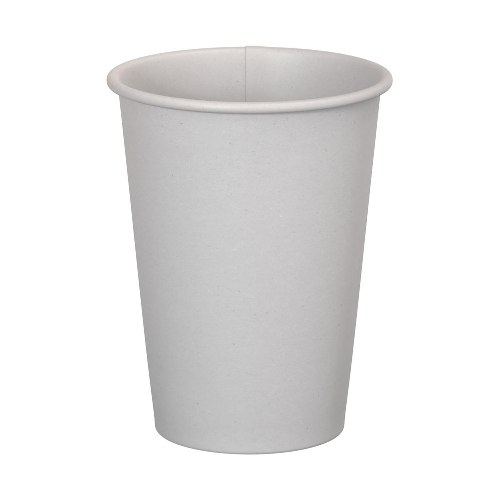10 oz. White Poly Paper Hot Disposable Coffee/Tea Cup - 1000/Case, for Coffeehouse, Cafe, Party, Concert, Club