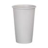 16 oz. White Poly Paper Hot Disposable Coffee/Tea Cup - 1000/Case, for Coffeehouse, Cafe, Party, Concert, Club view 1