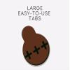 HearClear Size 312 PR41 Hearing Aid Batteries Brown Tab (30 Batteries) view 3