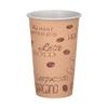 16 oz. Caf Print Poly Paper Hot Disposable Coffee/Tea Cup - 1000/Case, for Coffeehouse, Cafe, Party, Concert, Club view 1