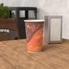 16 oz. Coffee Print Poly Paper Hot Disposable Coffee/Tea Cup - 1000/Case, for Coffeehouse, Cafe, Party, Concert, Club view 2