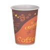 12 oz. Coffee Print Poly Paper Hot Disposable Coffee/Tea Cup - 1000/Case, for Coffeehouse, Cafe, Party, Concert, Club view 1