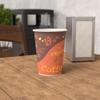 12 oz. Coffee Print Poly Paper Hot Disposable Coffee/Tea Cup - 1000/Case, for Coffeehouse, Cafe, Party, Concert, Club view 2