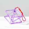 CIKSCO 5 Inch Purple Crystal Singing Merkaba Pyramid with Free Mallet, Optically Clear Quartz Crystal Singing Pyramid for Sound Healing Meditation, Come with Exquisite Carrying Case (Size : 5inch) view 3