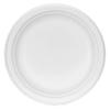Responsible Products 6 inch Round Plates, Tree-Less Compostable Molded Fiber Round Plates, Extra Strength, Tree-Free and Made Without PFAS, White (50 Count) view 1
