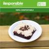 Responsible Products 6 inch Round Plates, Tree-Less Compostable Molded Fiber Round Plates, Extra Strength, Tree-Free and Made Without PFAS, White (50 Count) view 4