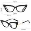NOVESIXTDAT Presbyopic Glasses Trendy Clear Vision Computer Reader Cat Eye Reading Glasses Anti Blue Light Flat Light Mirror Women (Color : Tea, Size : +0.00) view 3