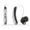 Sennheiser All-Day Clear Slim - OTC Self-Fitting Hearing Aid for Mild to Moderate Hearing Loss - All-Day Wear & Bluetooth - Gray, Black view 1