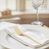 Blue Sky Infinity Flatware Gold Disposable Dinner Forks - 32 Count | Luxurious Premium Plastic Cutlery for Elegant Events & Gatherings view 4