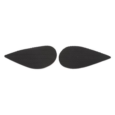 2pcs Pointed Toe Sole Anti Slip Sticker, Noise and Shock Absorbing Pad, Shoe Bottom Protector Shoes Cushion, Water Ripple Self Adhesive Wearable Sole Protector for High Heels Boots Sandals(Black)